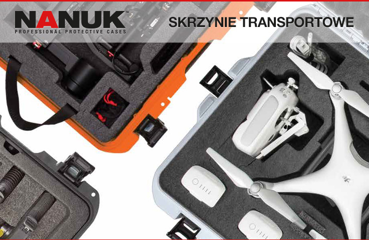 Skrzynie transportowe NANUK.